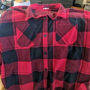 Maurices Plaid Fleece Shacket